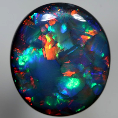 SOLID BLACK OPAL Top, top quality Flagstone Harlequin pattern, bright gemmy fire. COLLECTORS PIECE - GREAT INVESTMENT. With VIDEO  